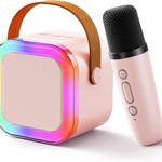 Woegel karaoke set A3-led – met bluetooth, TF-kaart en stemvervormer