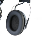 Woegel Oorkappen met FM RADIO - oorbeschermers met BLUETOOTH – oplaadbare batterij - zwart