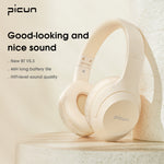 Picun B-01S draadloze koptelefoon/hoofdtelefoon – roos