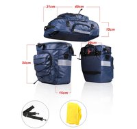 woegel fietstas - 65l - 3 delige set - upgrade - blauw - RHINOWALK®
