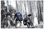woegel fietstas - 65l - 3 delige set - upgrade - blauw - RHINOWALK®