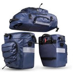 woegel fietstas - 65l - 3 delige set - upgrade - blauw - RHINOWALK®