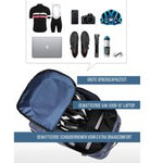 woegel fietstas - 65l - 3 delige set - upgrade - blauw - RHINOWALK®