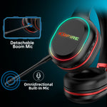 kofire UG-05 gaming headset - zwart-rood