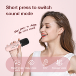 Woegel karaoke set A3 – met bluetooth, TF-kaart en stemvervormer