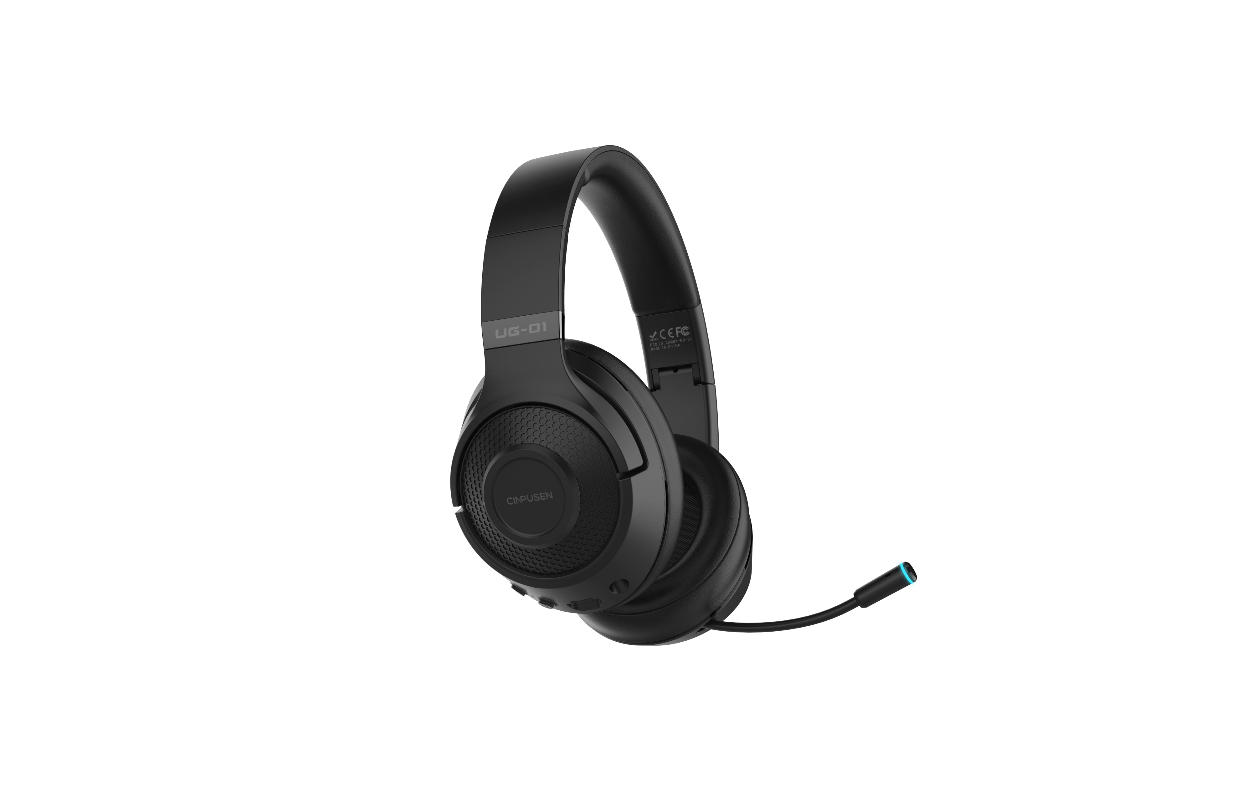 Woegel UG-01 – draadloze gaming headset - zwart